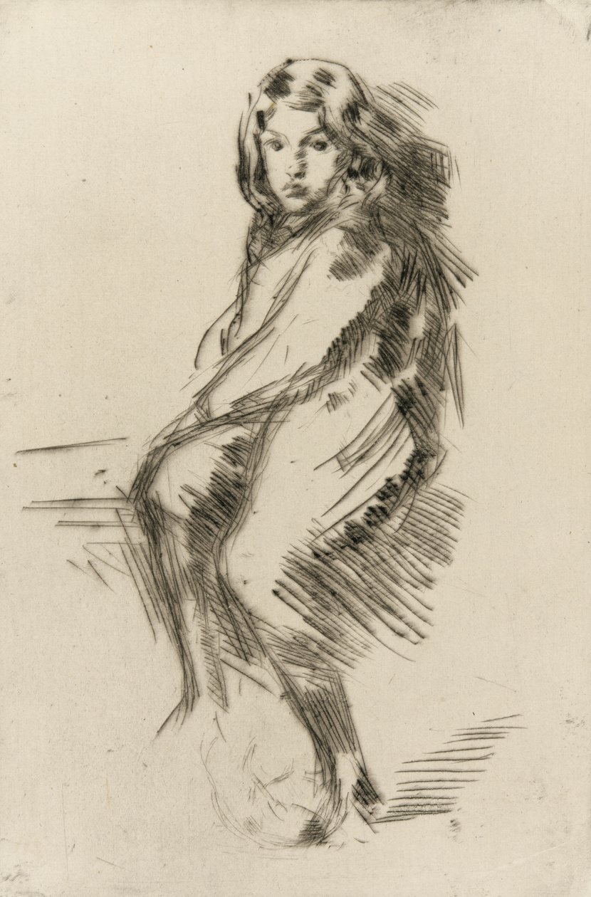 The Boy, ca. 1873-75 (tørrpunkt på papir) av James Abbott McNeill Whistler