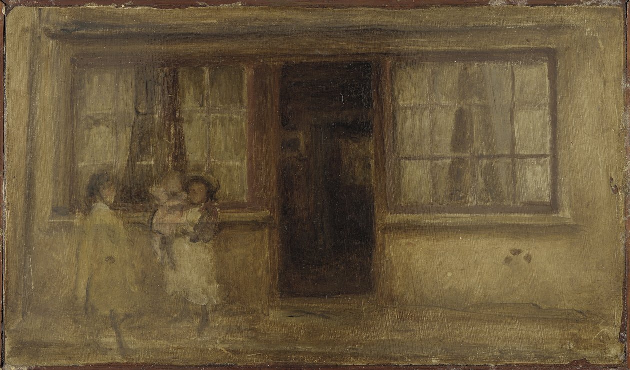 Den lille sykepleieren, 1895 (olje på trepanel) av James Abbott McNeill Whistler