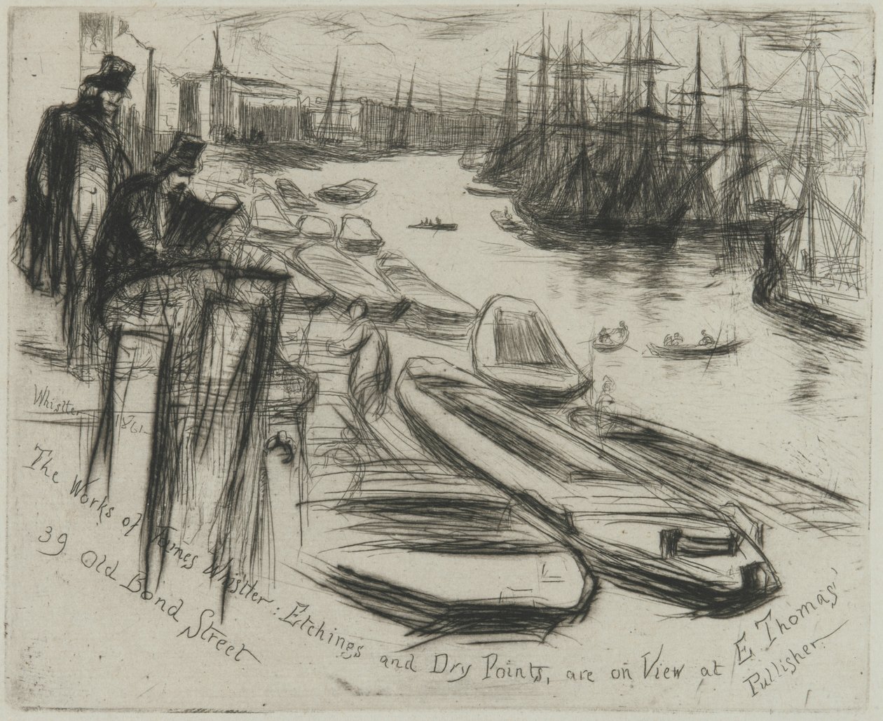 The Little Pool, 1861 (radering på papir) av James Abbott McNeill Whistler