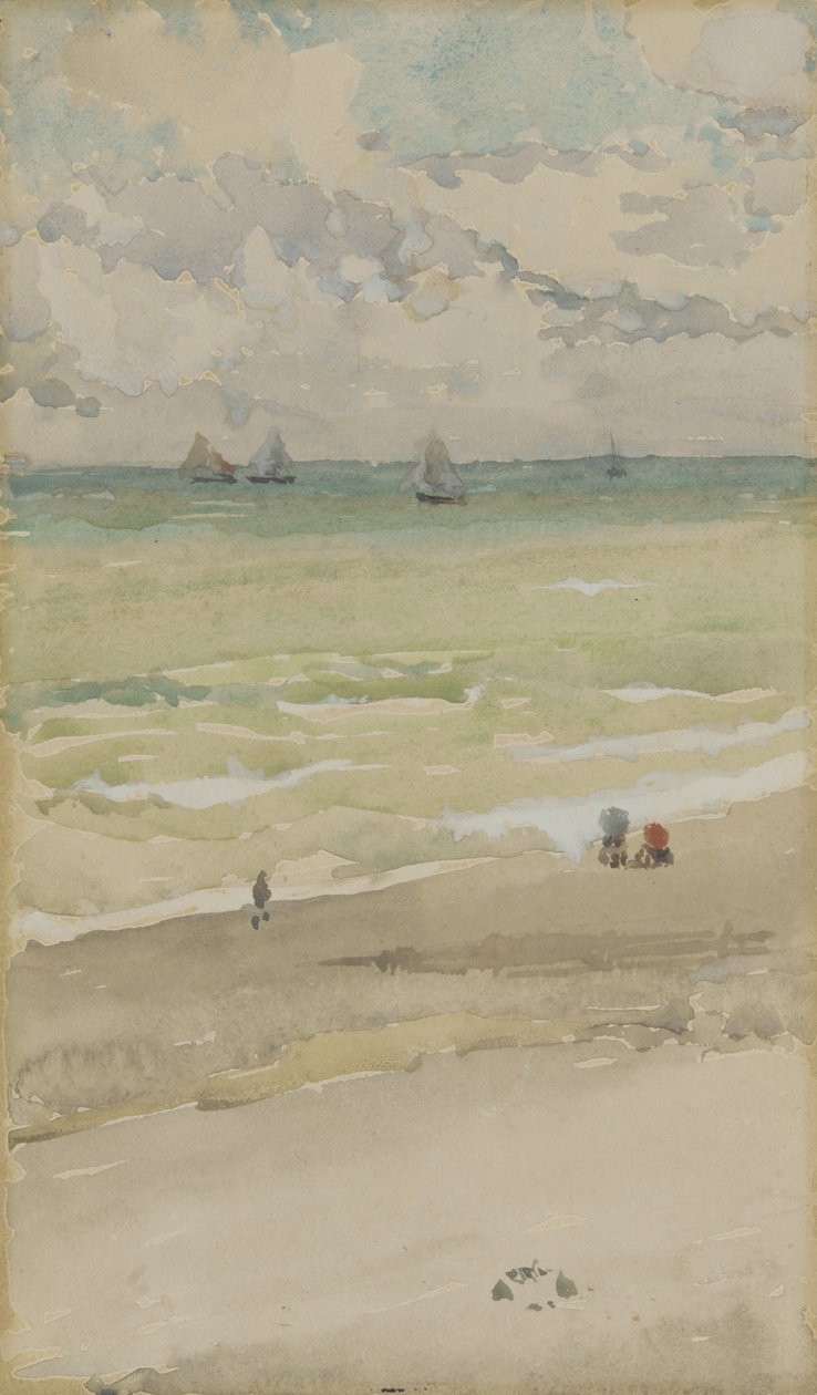 The Seashore, ca. 1885 av James Abbott McNeill Whistler