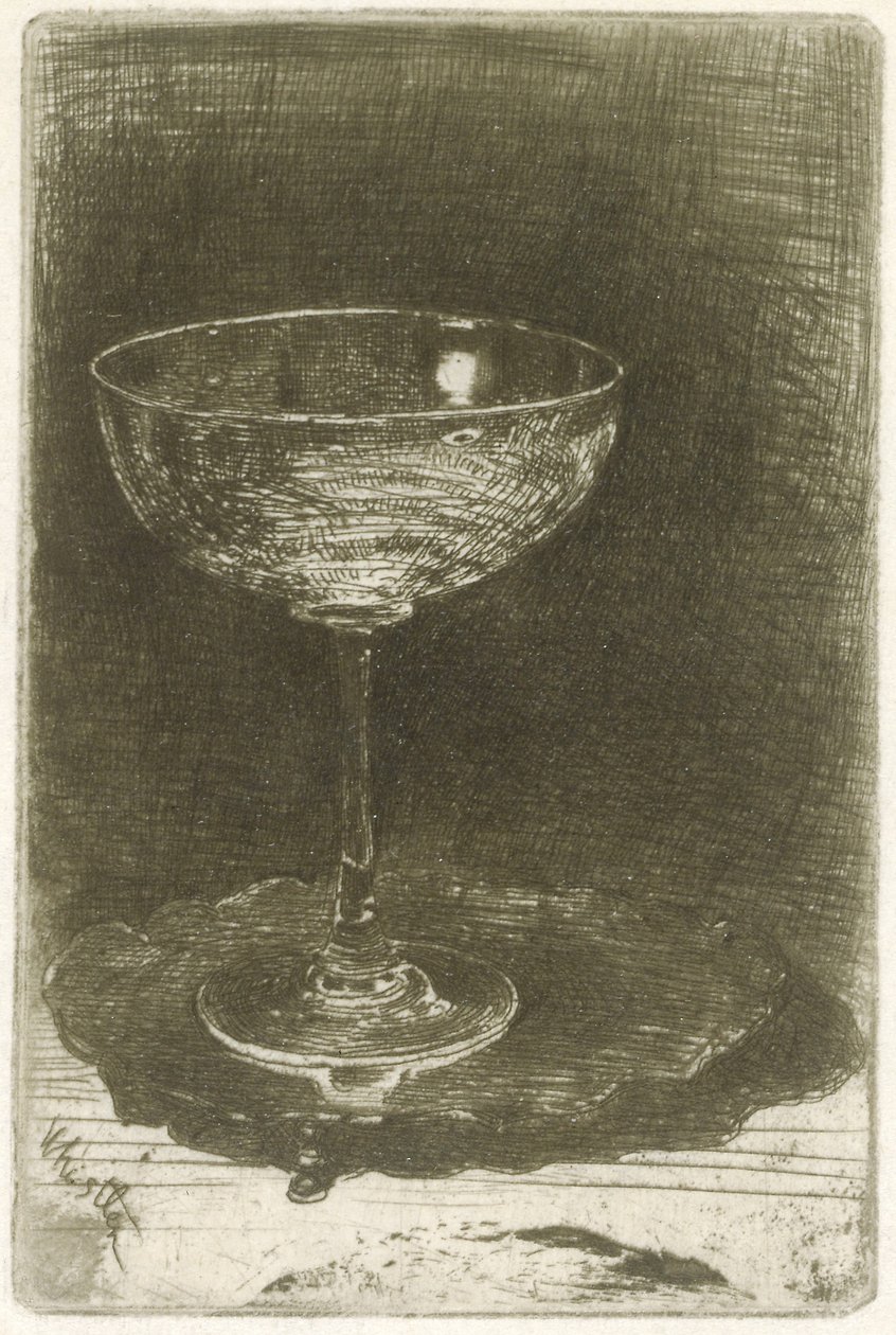 Vinglasset, 1858 av James Abbott McNeill Whistler