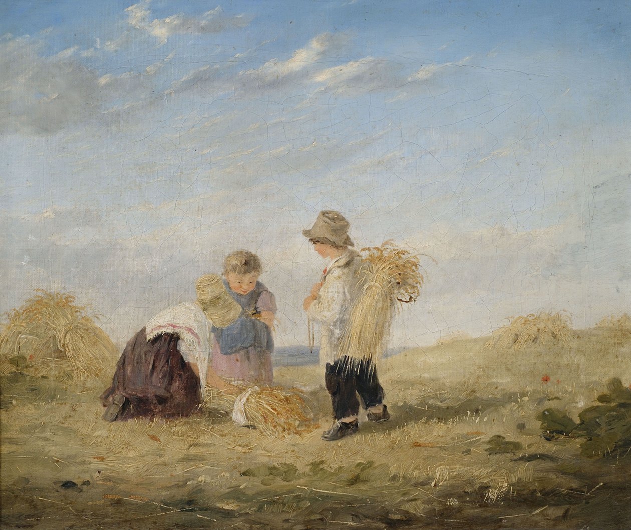 Barn på høyhøsten av James Baker Pyne