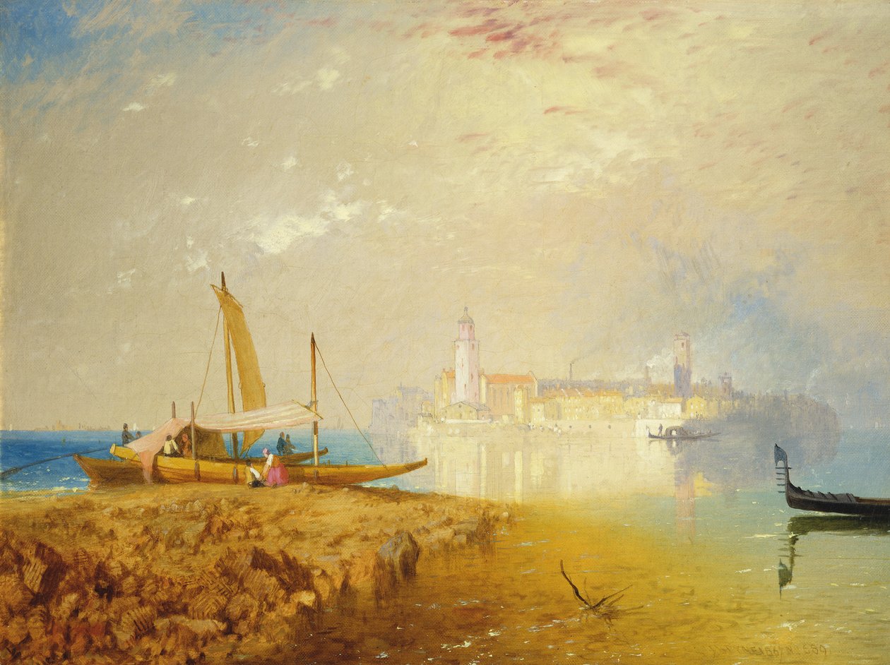 Øya Murano, 1867-69 av James Baker Pyne