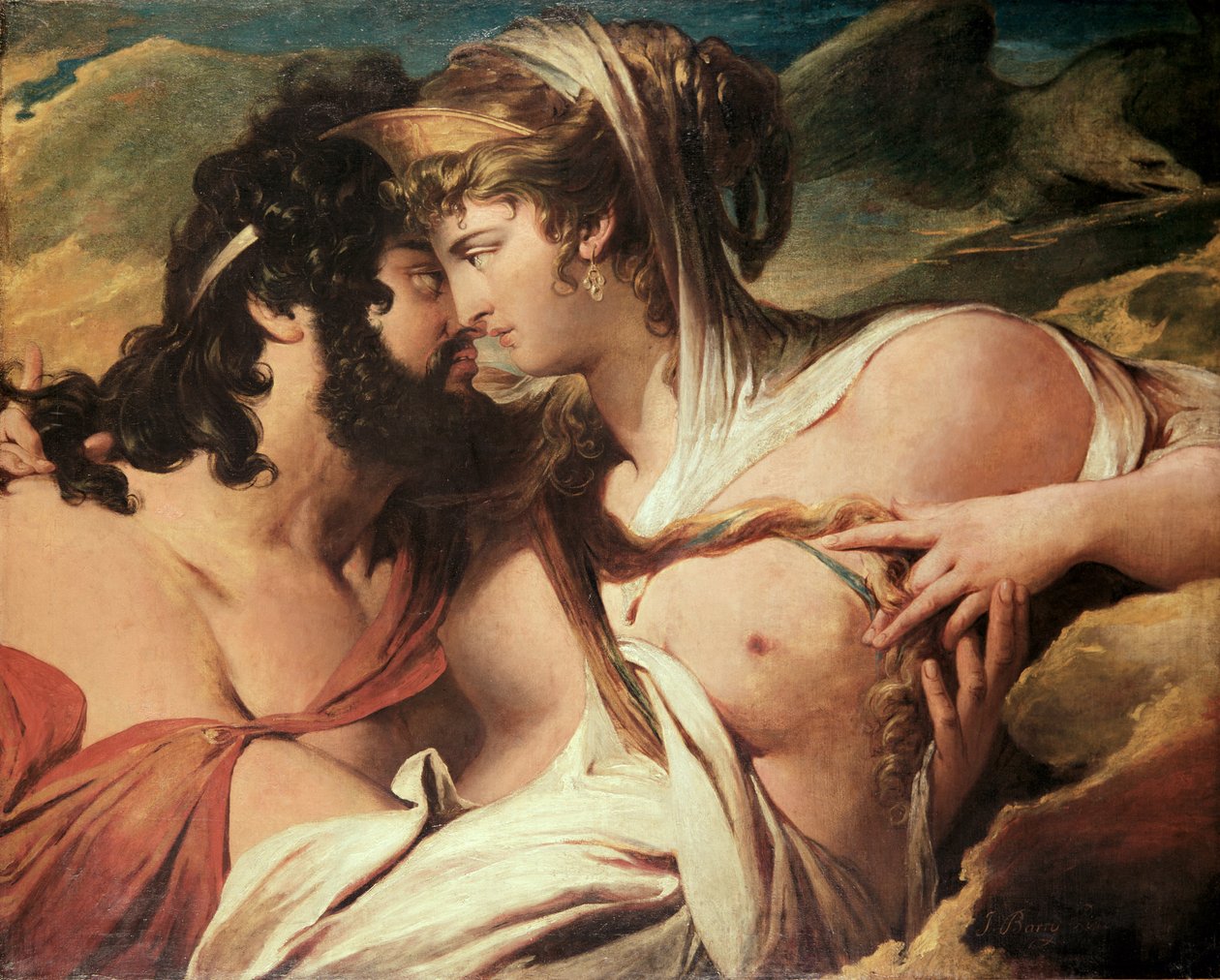 Jupiter og Juno på Mount Ida av James Barry