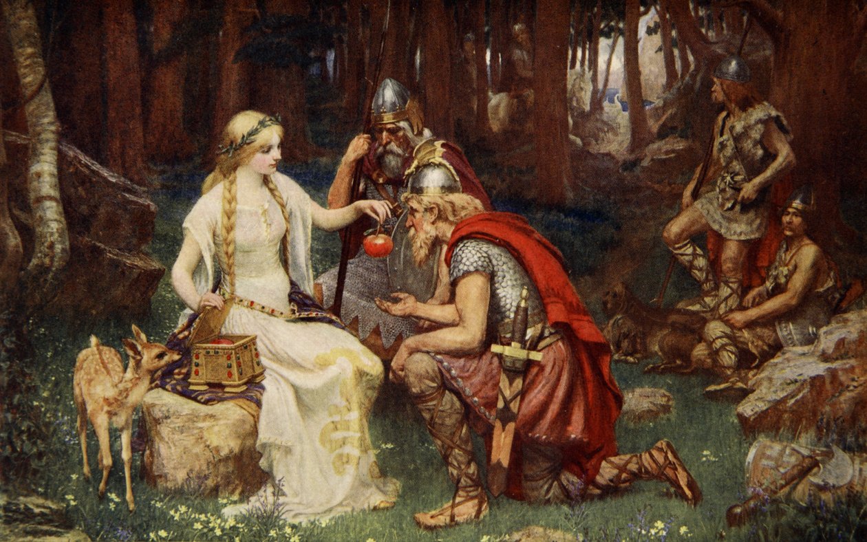 Idun and the Apples, illustrasjon fra 