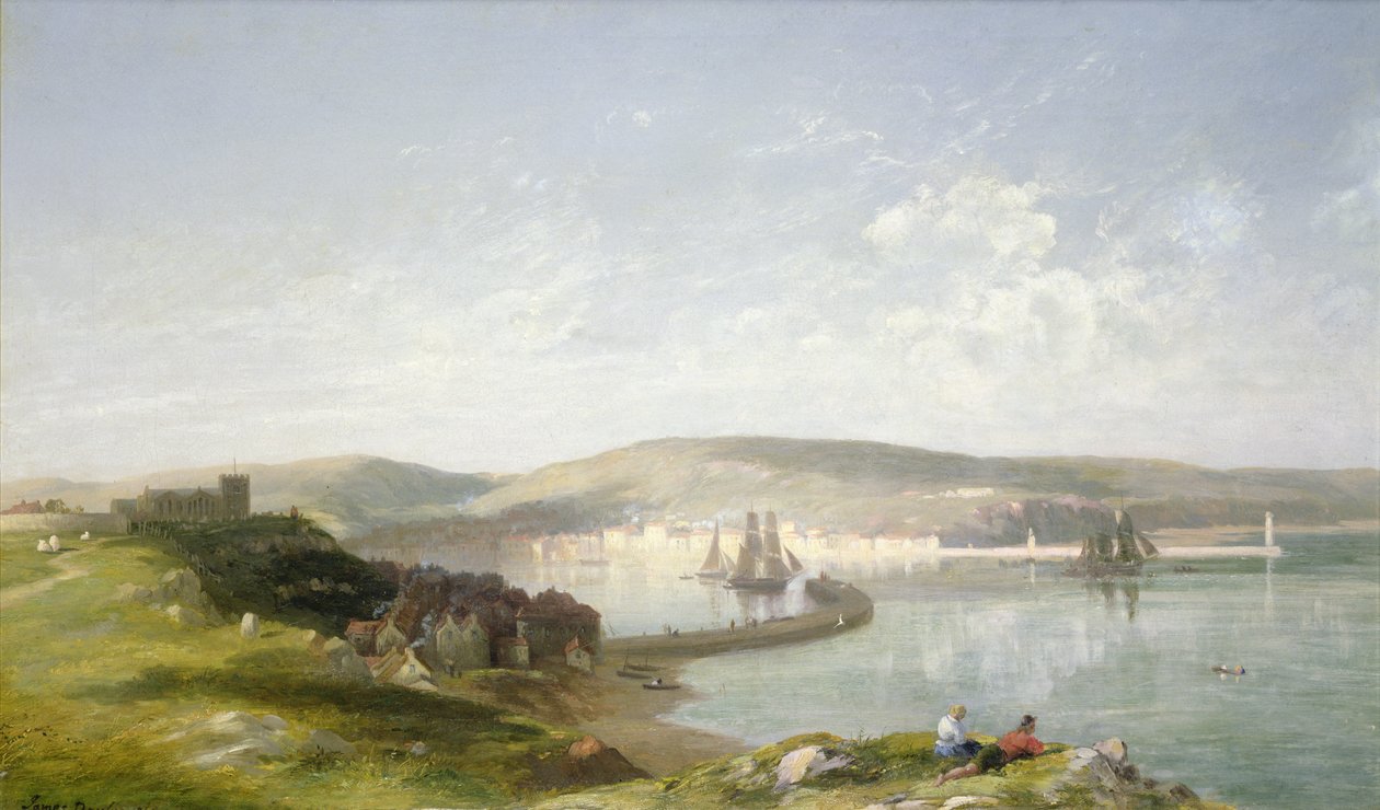 Elvemunningen, 1869 av Francis Danby