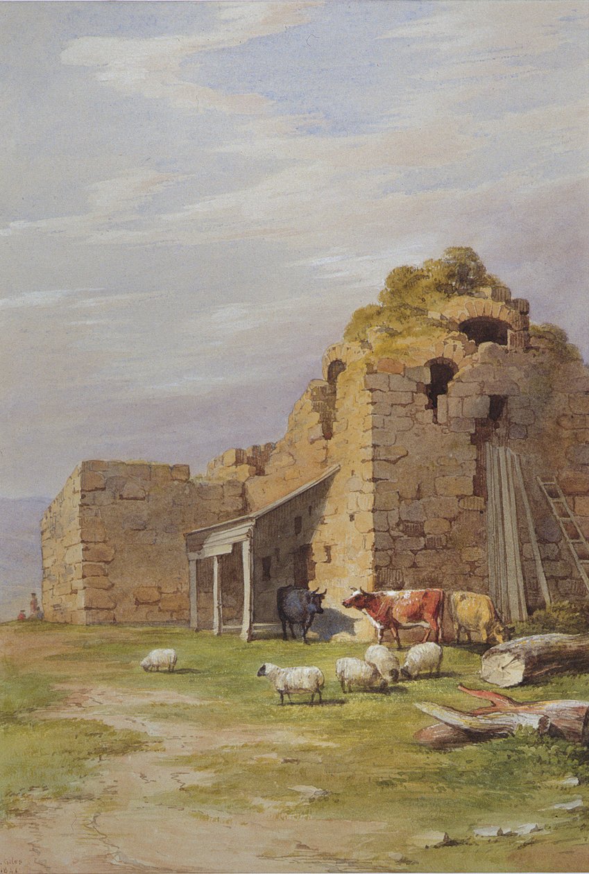 Colqhouny slott, 1841 av James Giles