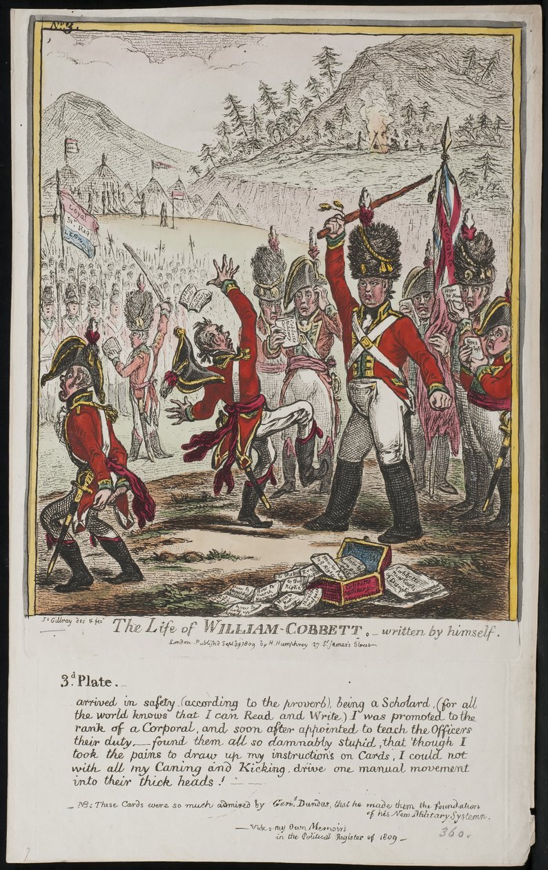 The Life of William Cobbett, skrevet av ham selv av James Gillray