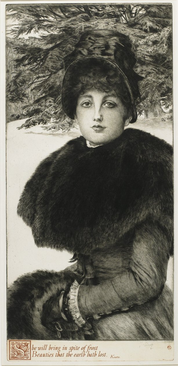 En vintervandring, 1880 av James Jacques Joseph Tissot