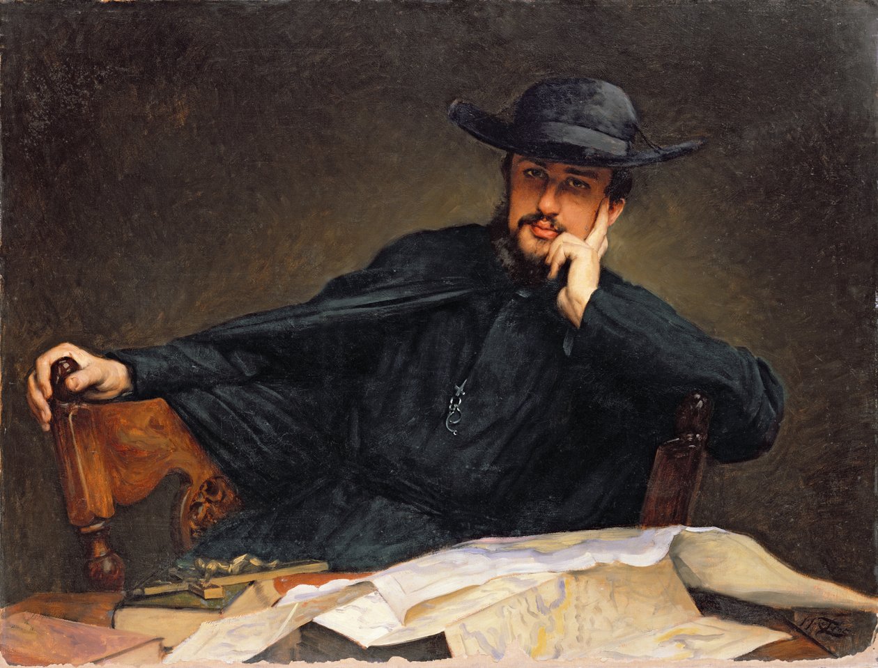 Portrett av en prest av James Jacques Joseph Tissot