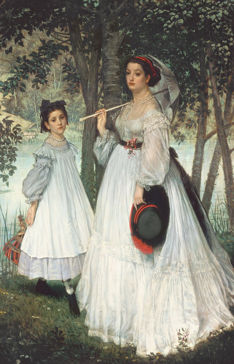 The Two Sisters: Portrait, 1863 av James Jacques Joseph Tissot