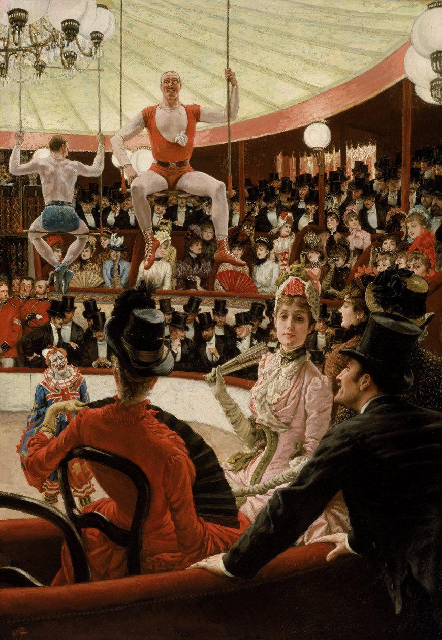 Women of Paris- The Circus Lover av James Jacques Joseph Tissot