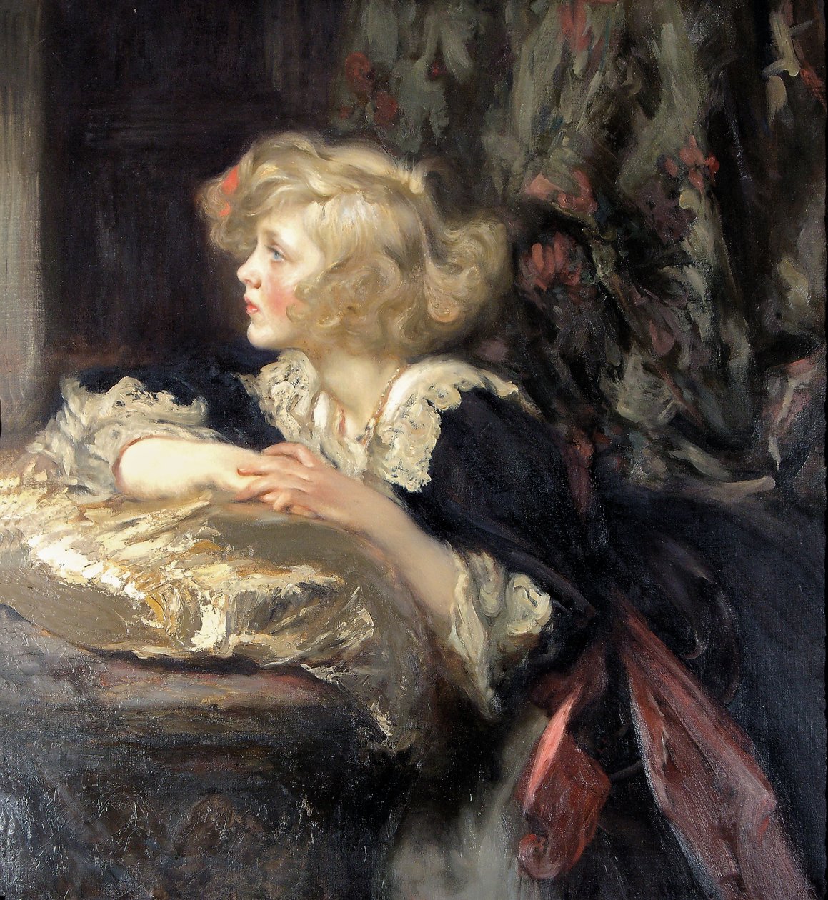Diana Manners, senere kone til Duff Cooper, 1st Viscount Norwich, 1919 av James Jebusa Shannon