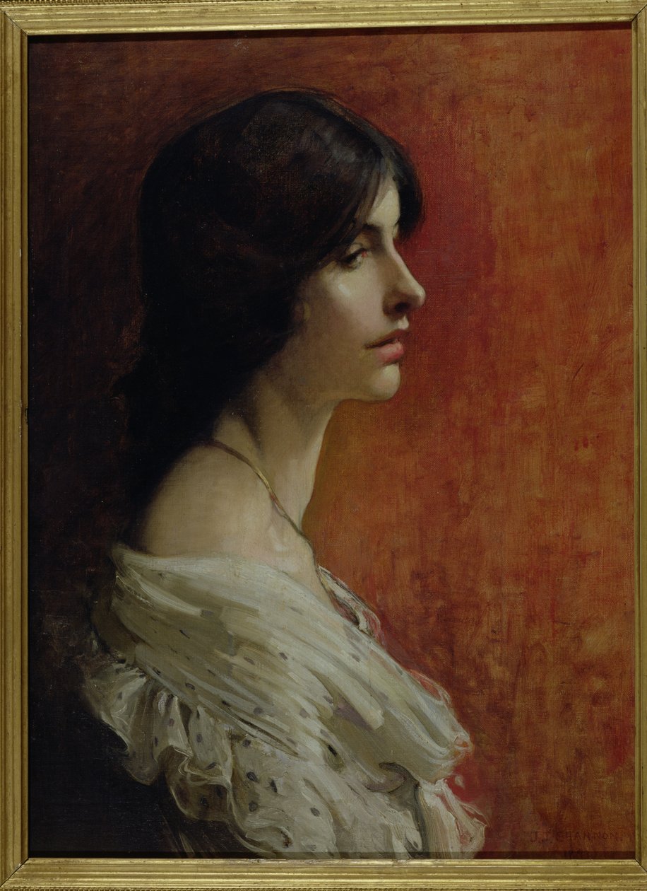 SB 269 Portrait of a Young Lady, 1897 av James Jebusa Shannon