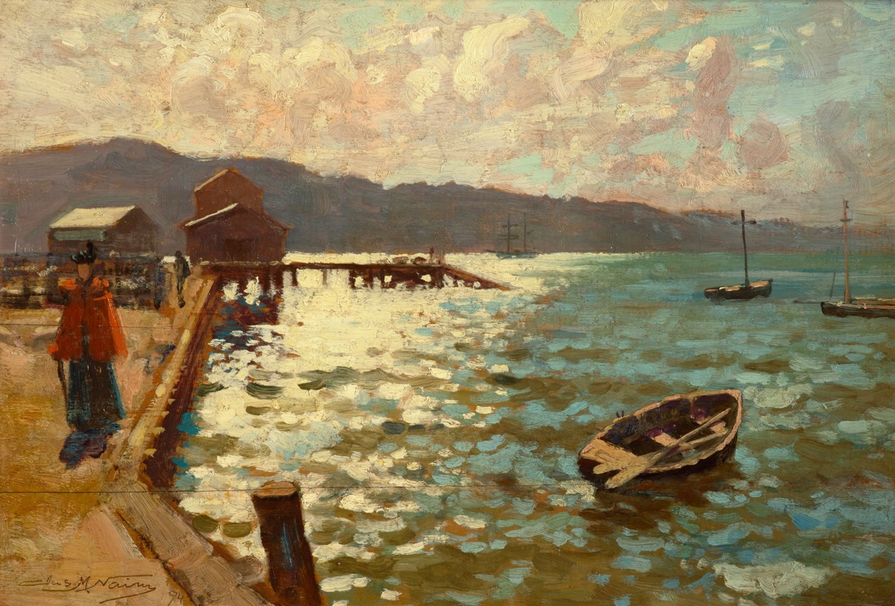 Wellington havn av James McLachlan Nairn