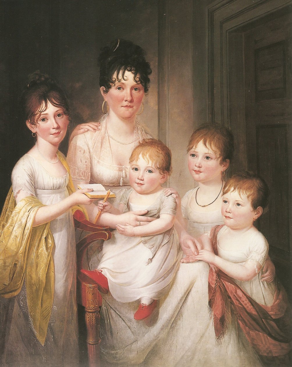 Madame Dubocq og barna hennes av James the Elder Peale