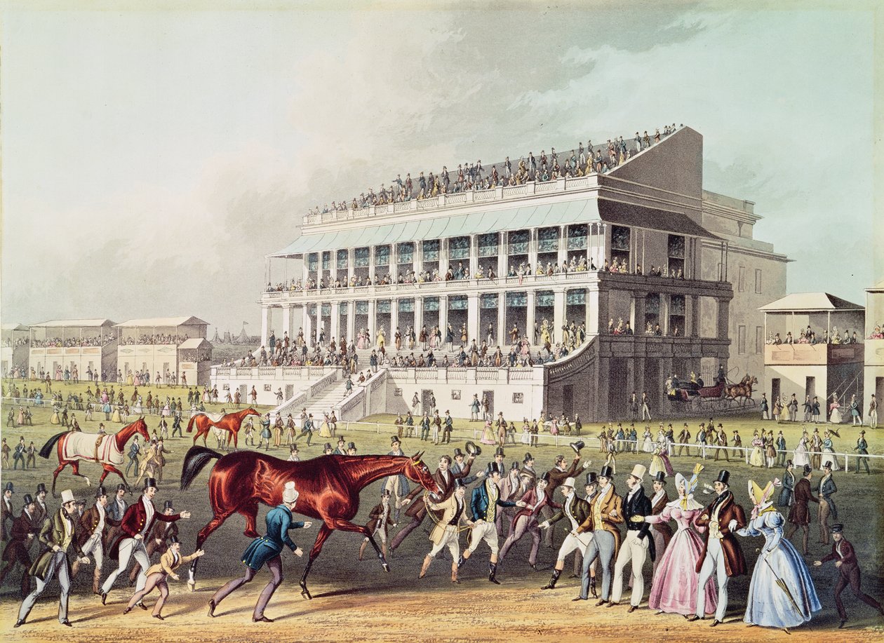 Bay Middleton, vinner av derbyet, 1836 av James Pollard