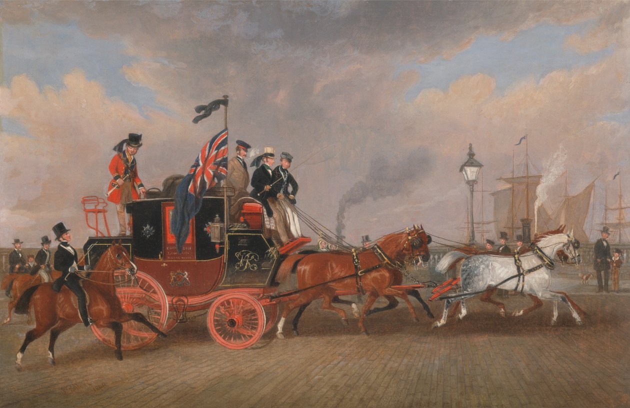 The Last of the Mail Coaches i Newcastle upon Tyne av James Pollard