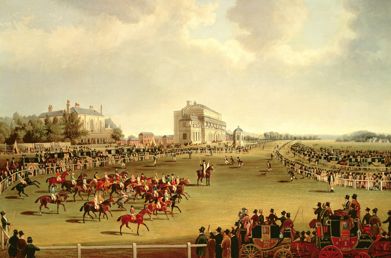 Starten på St. Leger, 1830 av James Pollard