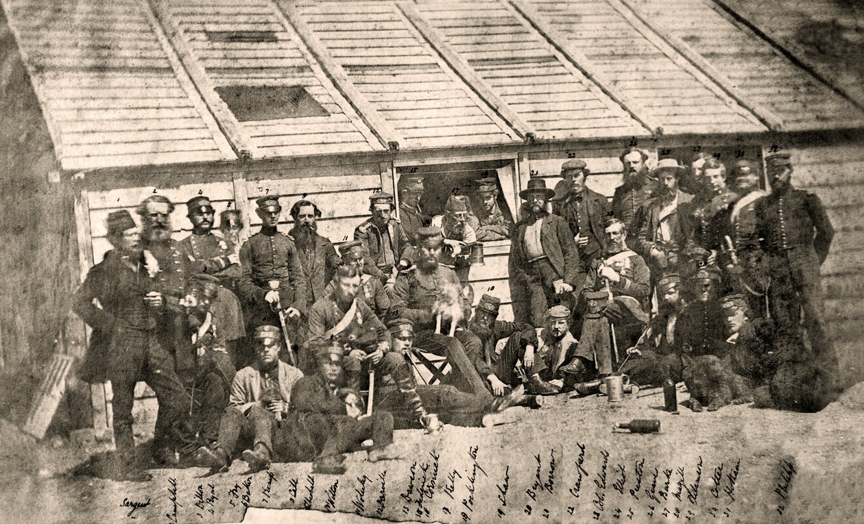 18th Royal Irish Regiment Camp, Sebastopol, mai 1856 av James Robertson