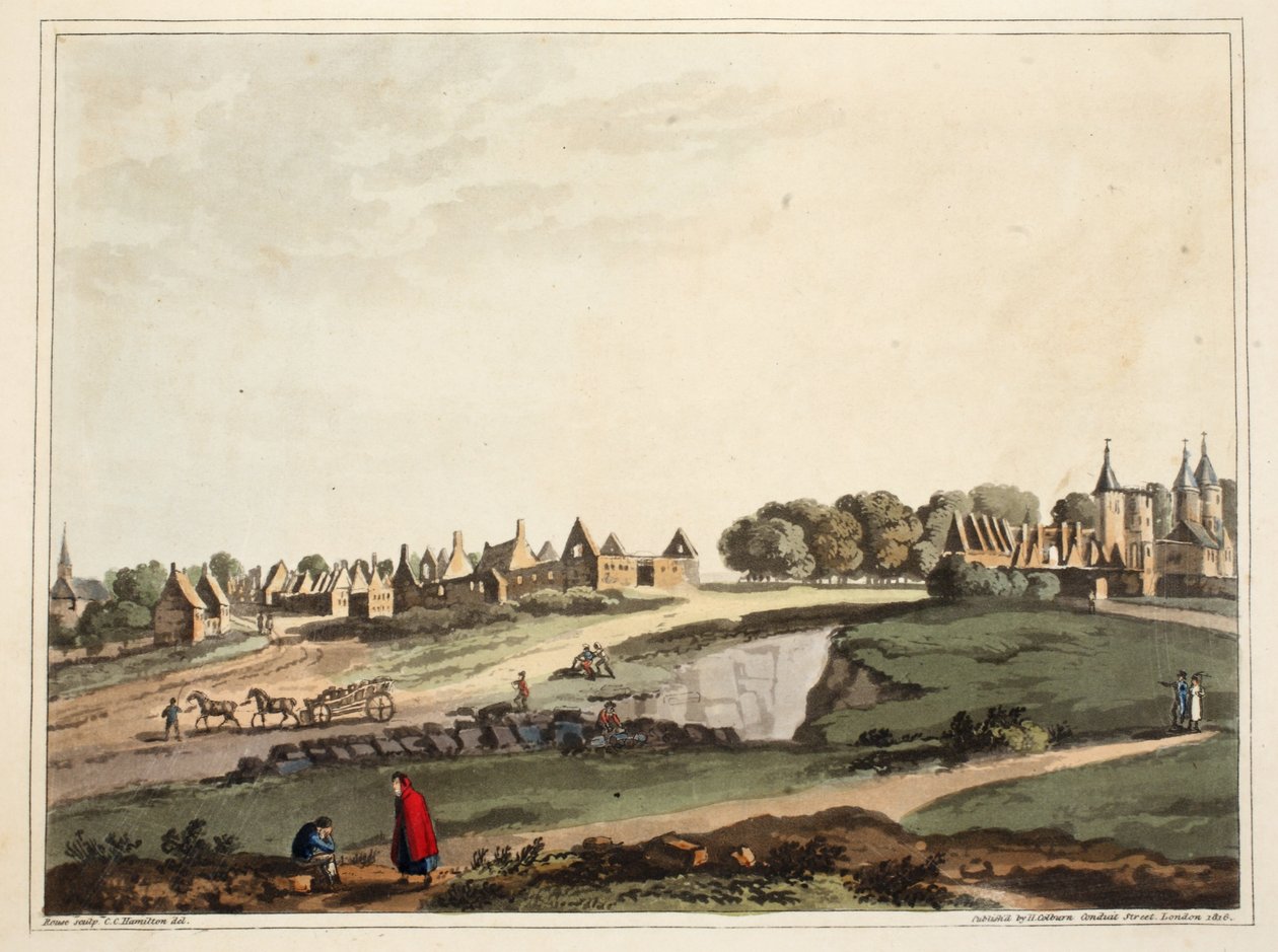 Ruinene av landsbyen Ligny av James Rouse