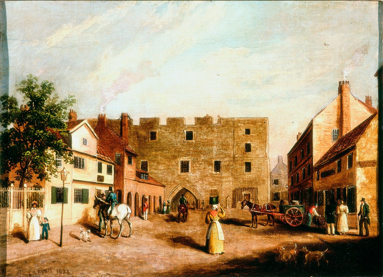 Newgate, Newcastle upon Tyne, ca. 1820 av James Russell Ryott