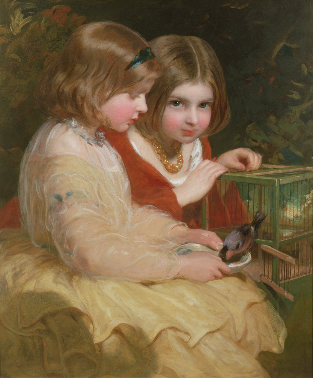 The Pet Bullfinch av James Sant