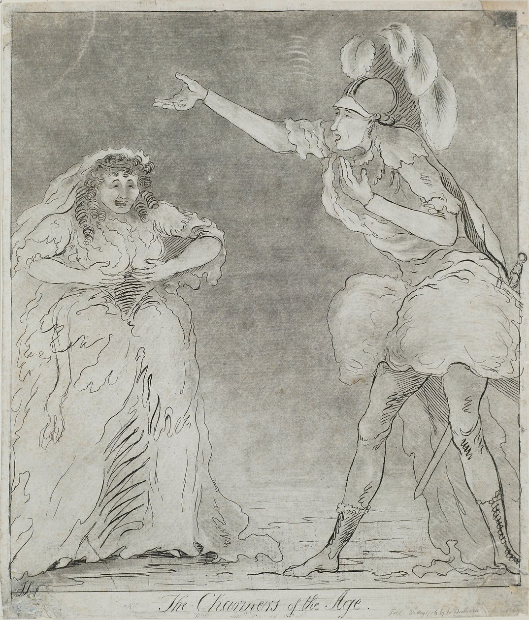 Tidens sjarmører, 1786 av James Sayers