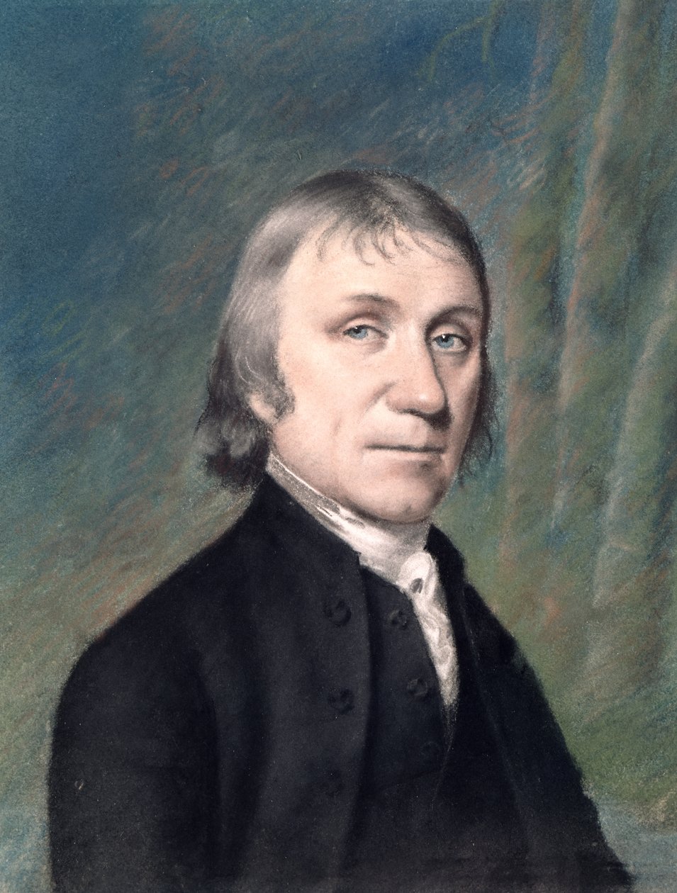 Portrett av Joseph Priestley (1733-1804), ca. 1797 (pastell på papir) av James Sharples