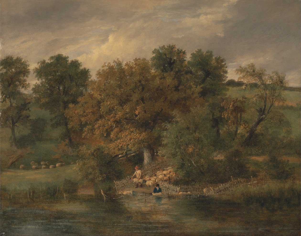 Sauevask på Postwick Grove, Norwich av James Stark