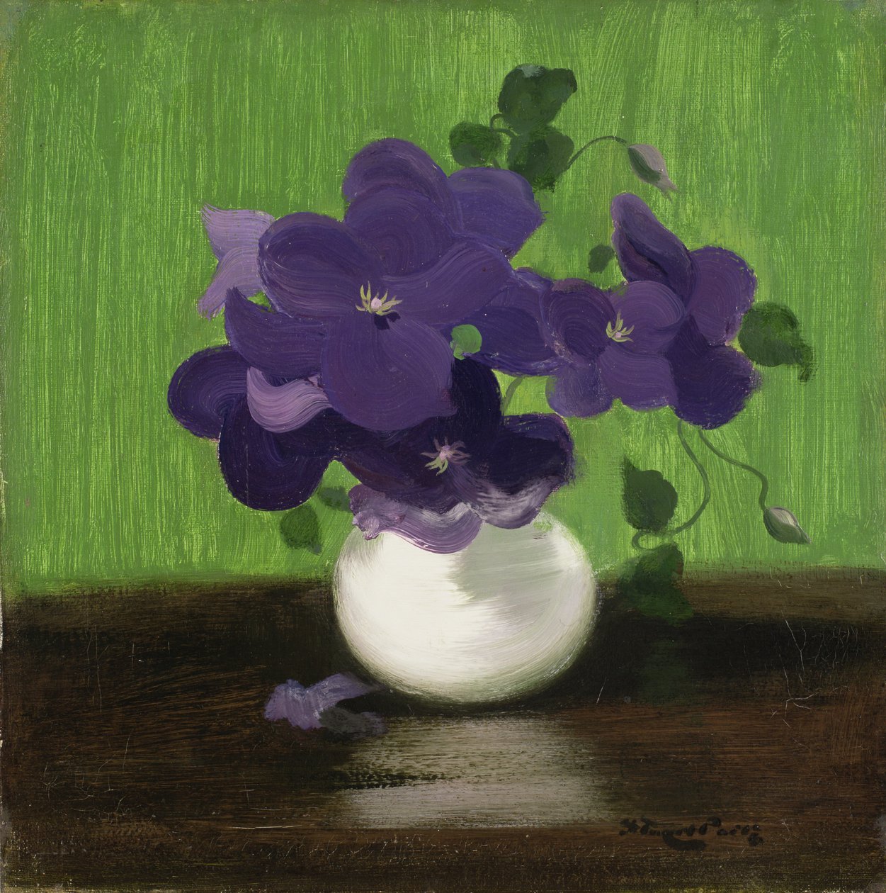 Fioler, ca. 1900 av James Stuart Park