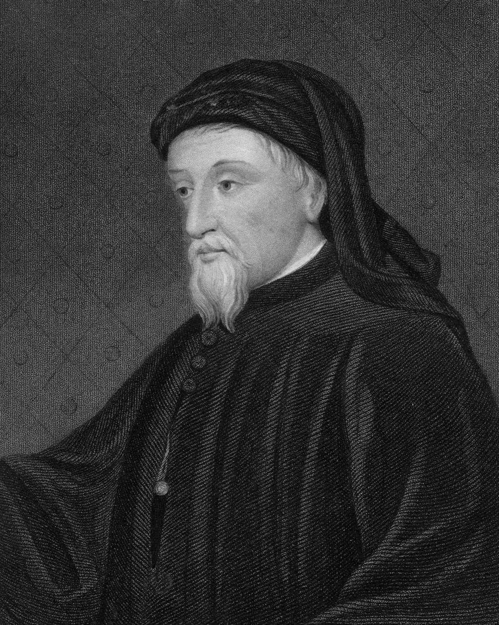 Geoffrey Chaucer, ca. 1833 av James Thomson