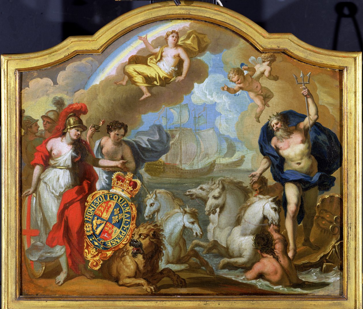 Allegory of the Power of Great Britain by Sea, design for et dekorativt panel for George I
