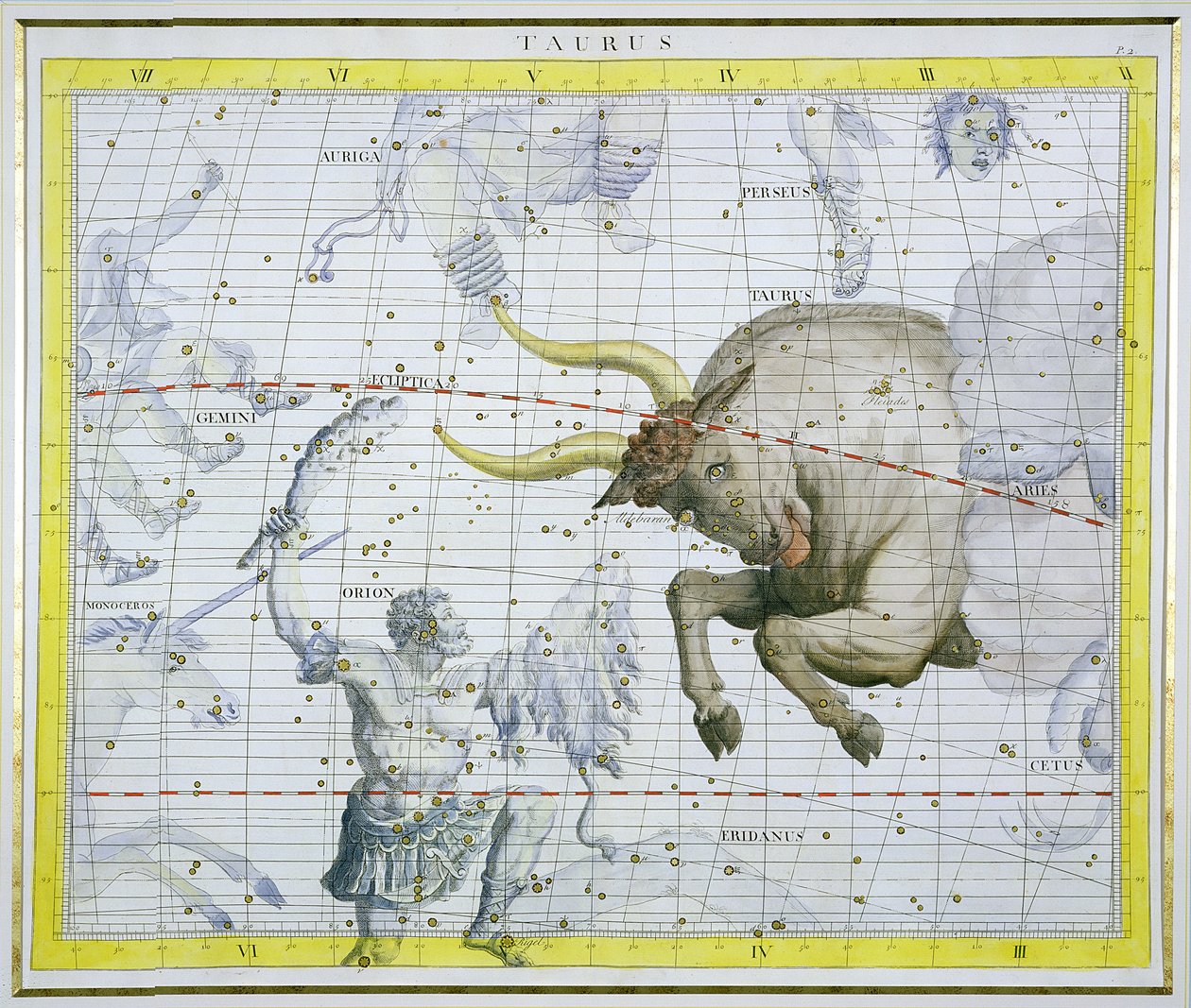 Constellation of Taurus, plate 2 fra 