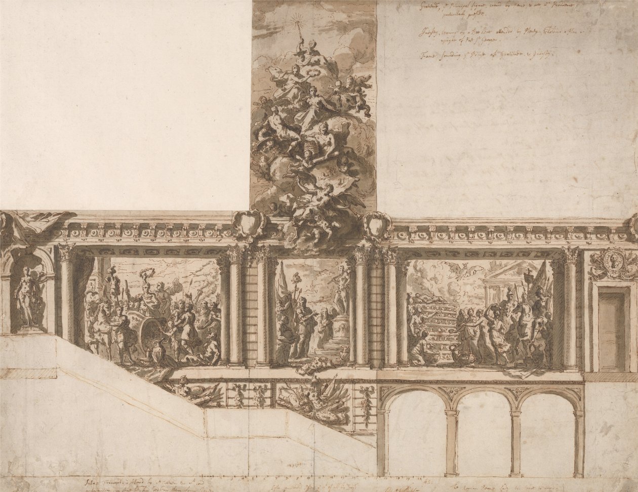 Design for takvegger og trapper av James Thornhill