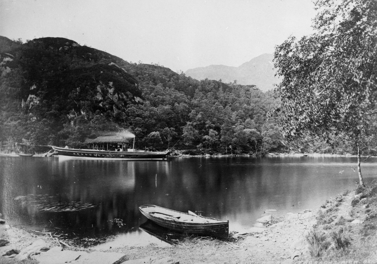 Loch Katrine - Trossachs Pier, ca. 1860-tallet av James Valentine