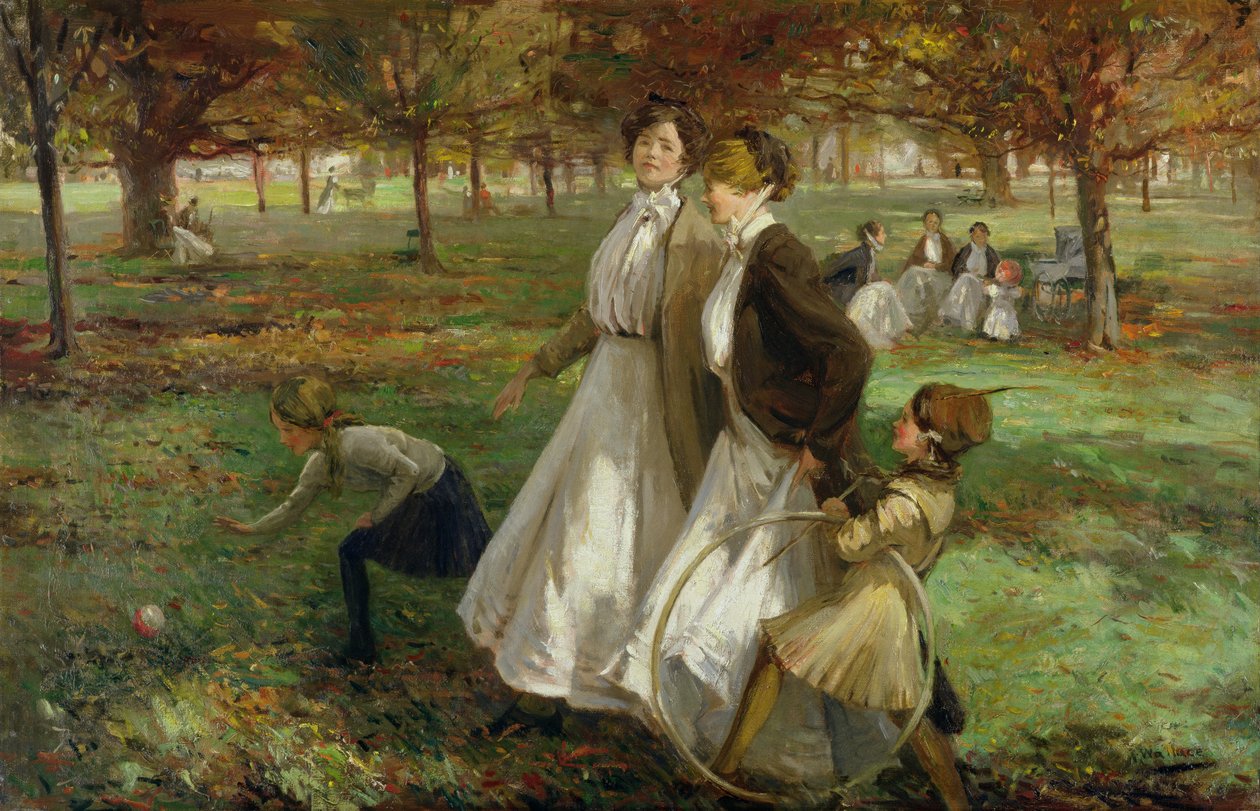 Høst i Kensington Gardens av James Wallace