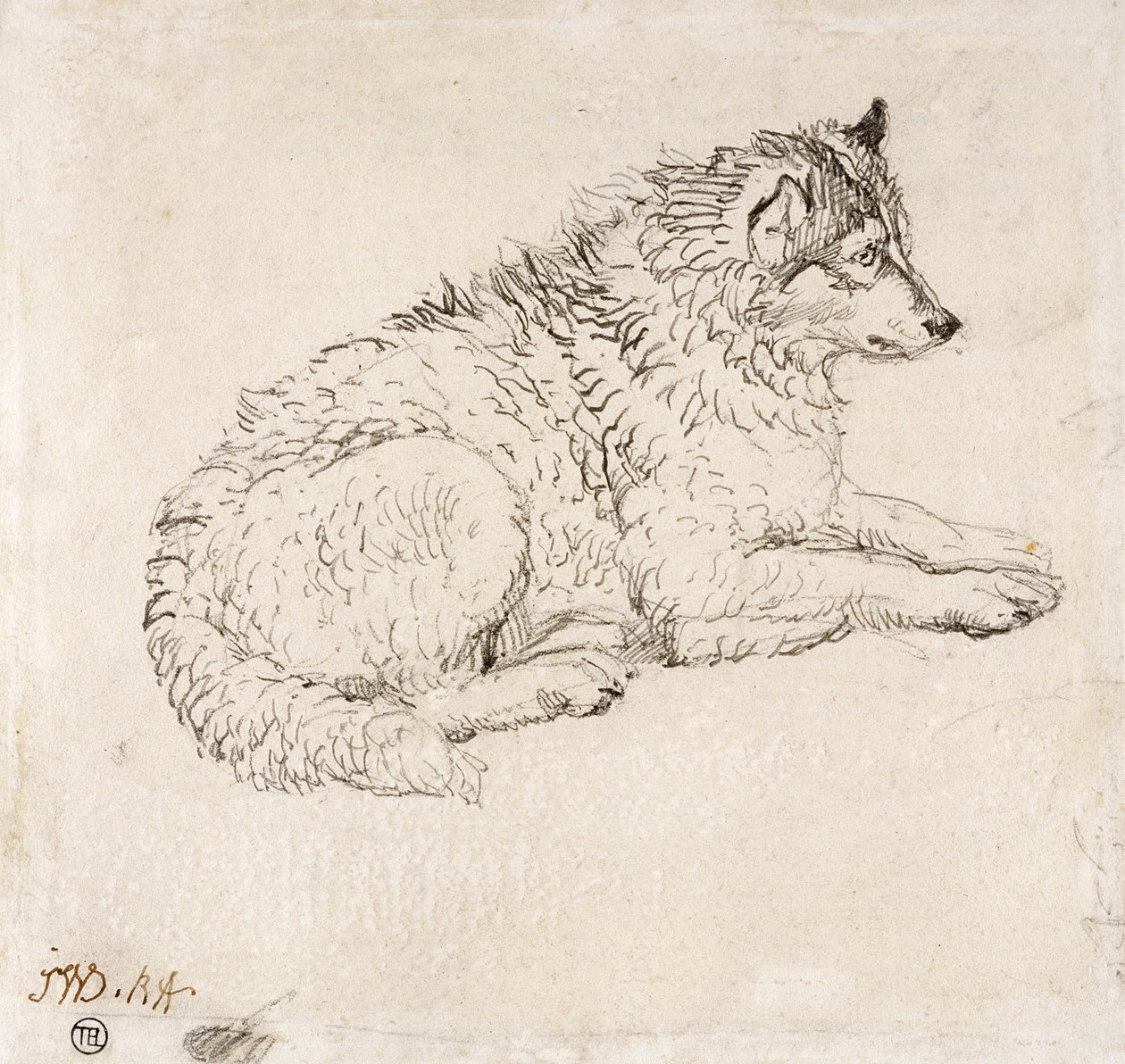 Arctic Dog, mot høyre av James Ward