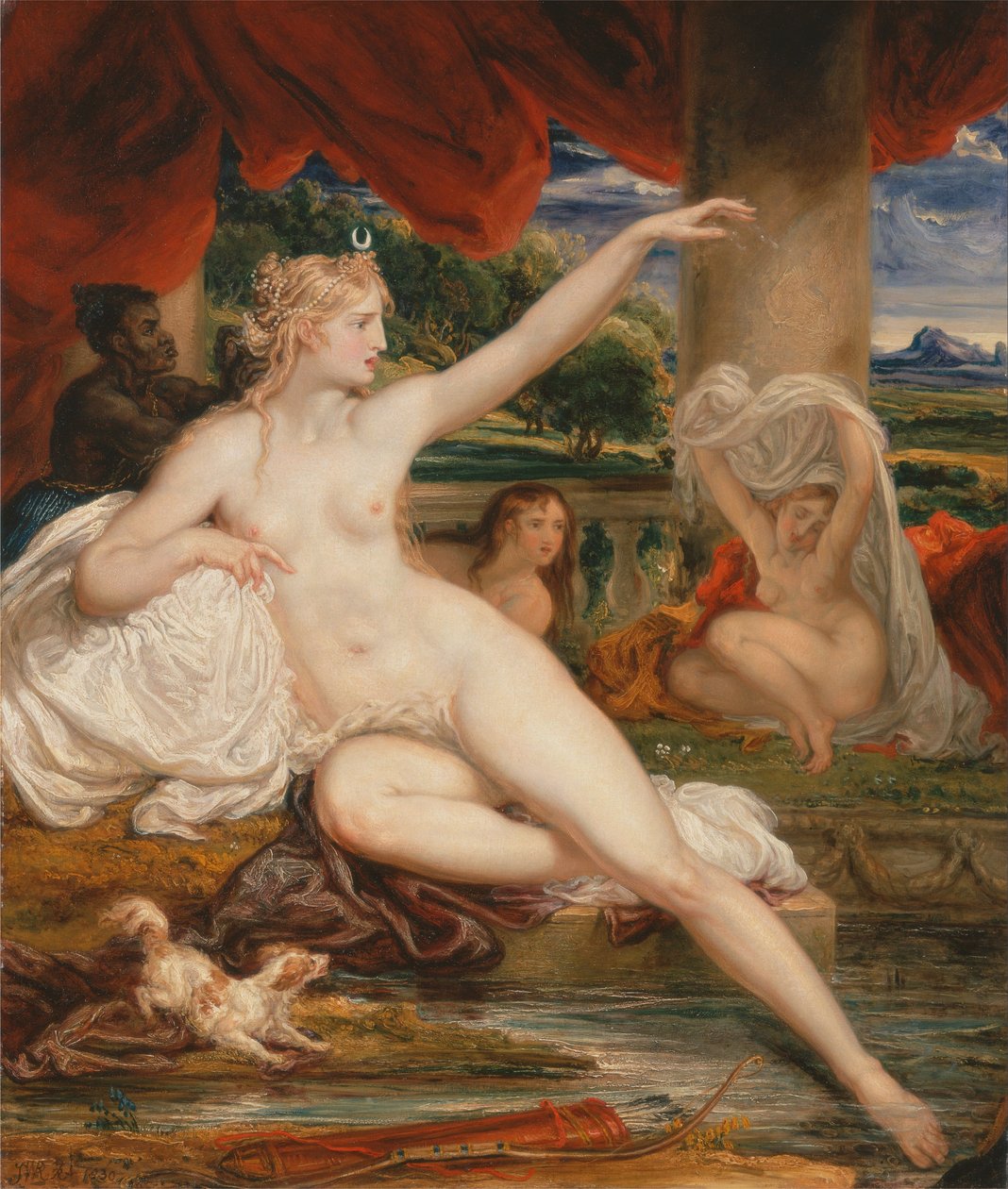 Diana på badet av James Ward
