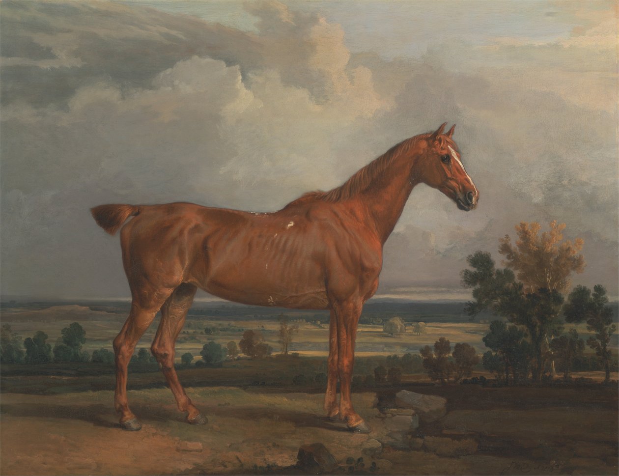 Jeger i et landskap av James Ward