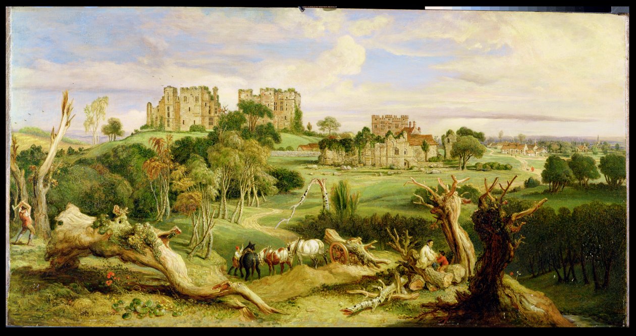 Kenilworth Castle, Warwickshire, 1840 av James Ward