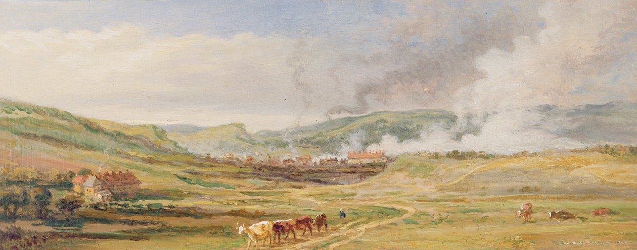 Landskap nær Swansea, Sør-Wales av James Ward