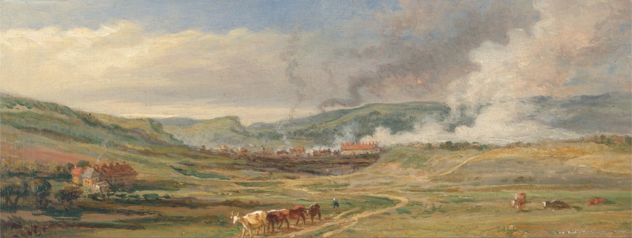 Landskap nær Swansea, Sør -Wales av James Ward