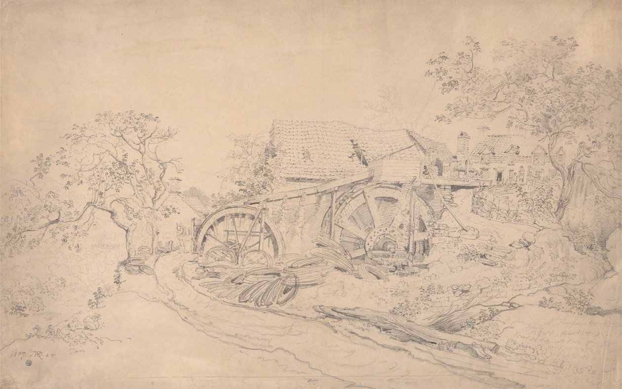 Mr. Thompsons Wire Mill, Tintern av James Ward