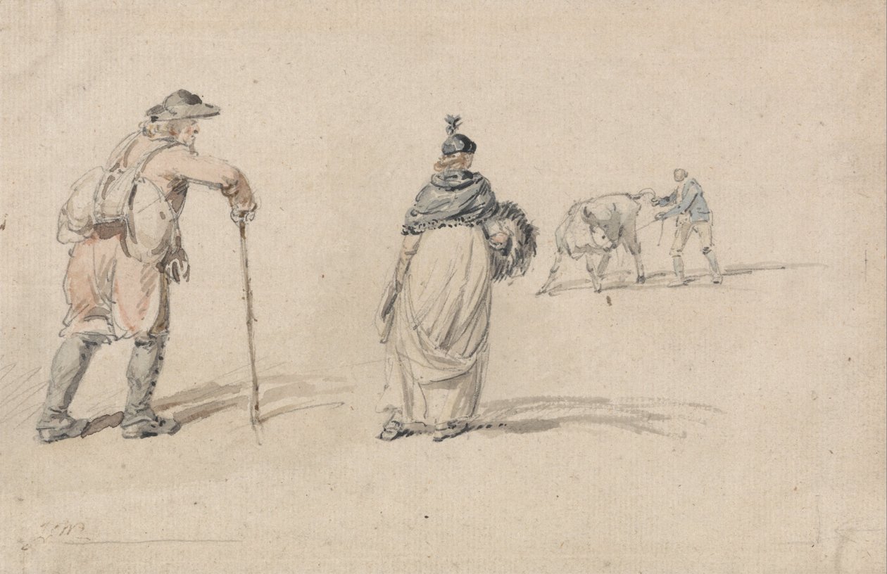 Studier av figurer av James Ward