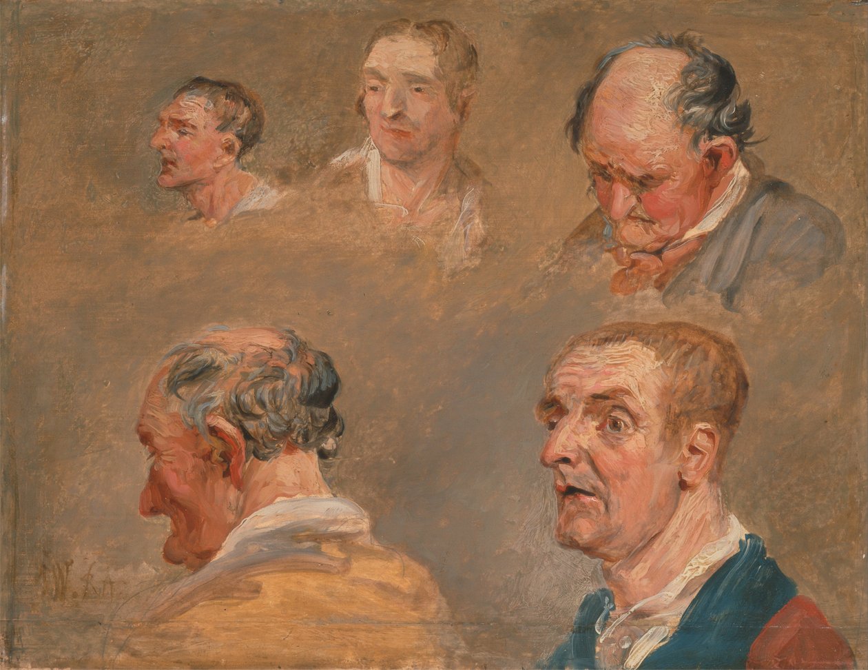 Studier av Jacky Turner og pastor Charles Hopes Gardener av James Ward