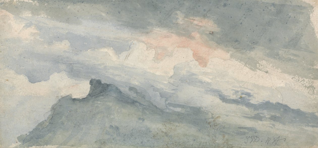 Studie av en høyde og himmel av James Ward