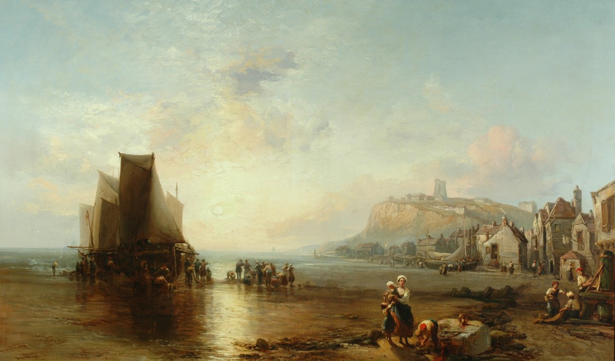 Old Folkestone, 1866 av James Webb
