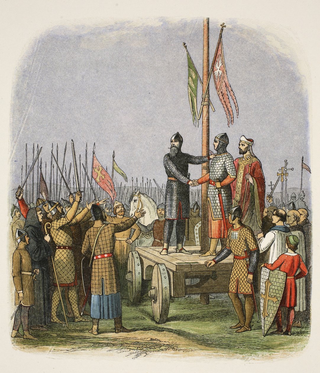 Eden til Walter l'Espec, fra A Chronicle of England BC 55 til AD 1485, pub. London, 1863 av James William Edmund Doyle