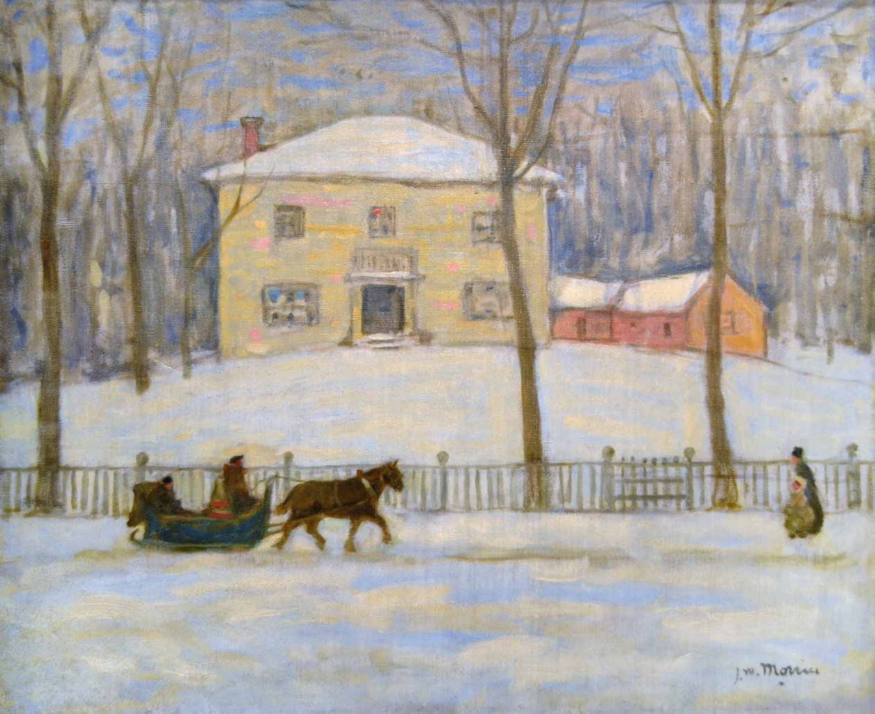 Old Holton House i Montreal av James Wilson Morrice